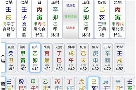 八字喜用神查询